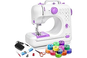 Mini Sewing Machine: Empower Kids and Beginners with 12 Stitch Patterns