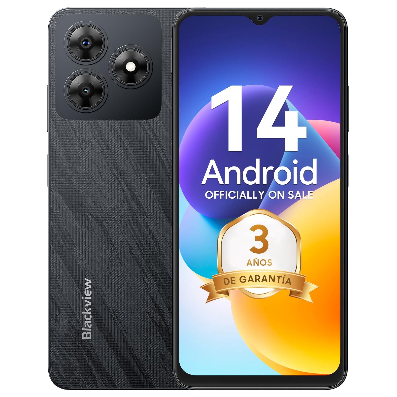 Blackview Wave 8C Teléfono Móvil Android 14 6GB+64GB/2TB, 6.56