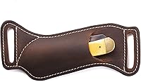 Vista 10 de Gentlestache Fundas de Cuero para Cuchillos para Cinturón, Funda para Cuchillo, Funda para Cuchillo de Bolsillo, Funda de Cuero EDC para Portador