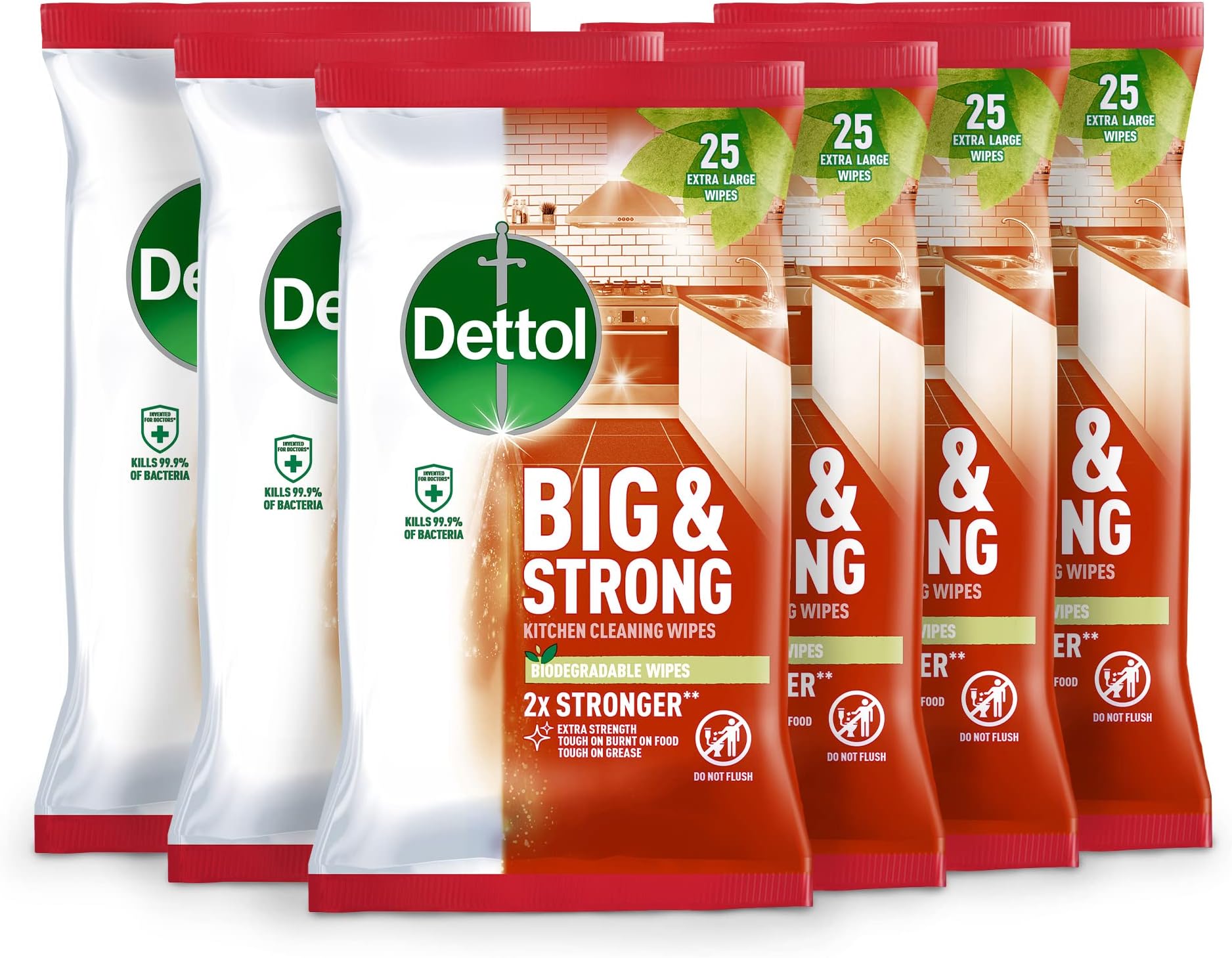 Dettol Big&Strong Kitchen Wipes