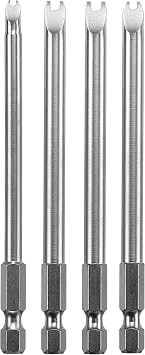 kwb 4 Bits 100 mm Spanner 129340 TQ 60 Steel, ISO 1173, Drive E 6.3