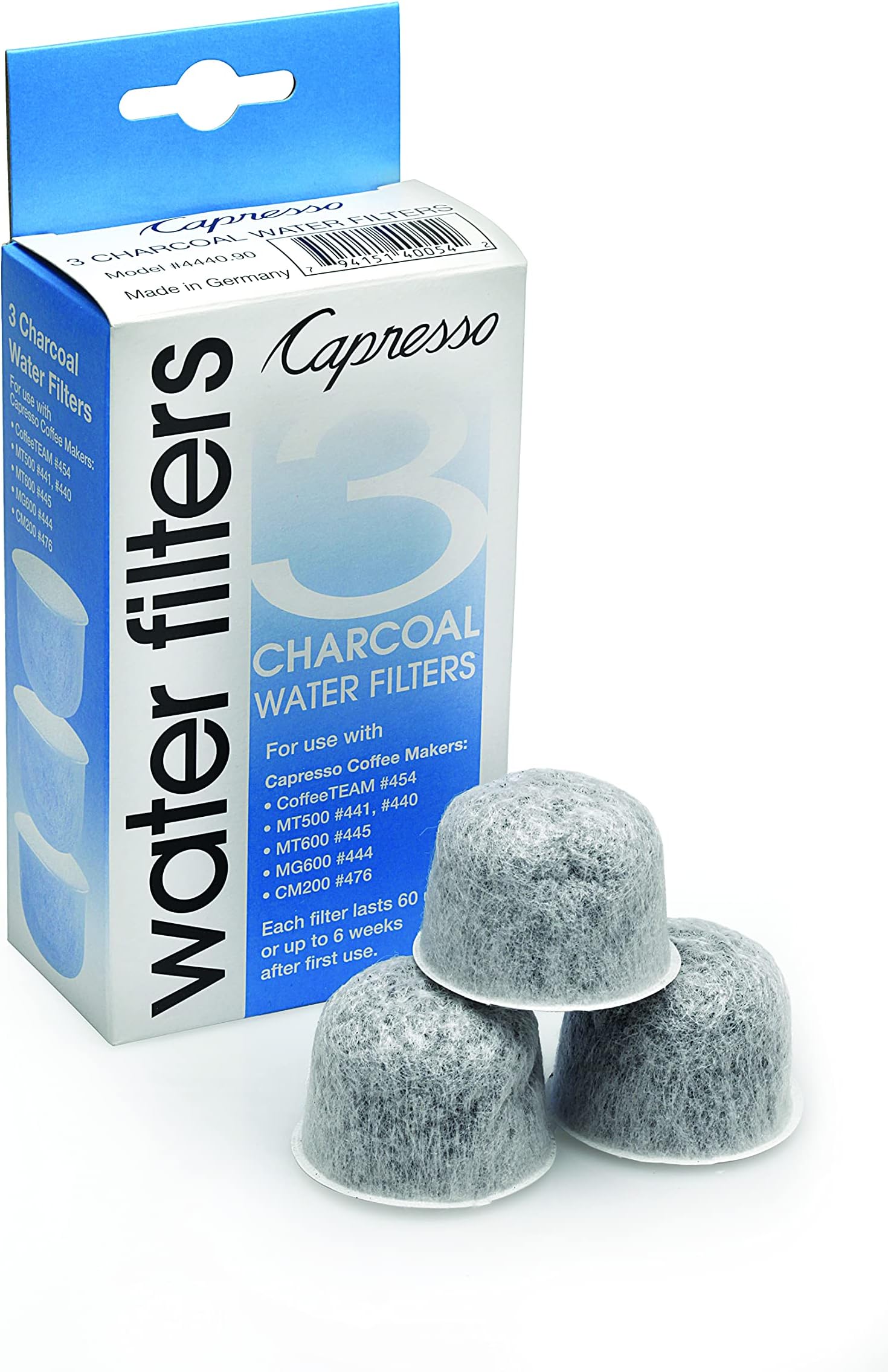 Charcoal Water Filters, 3 Count (Pack of 1)