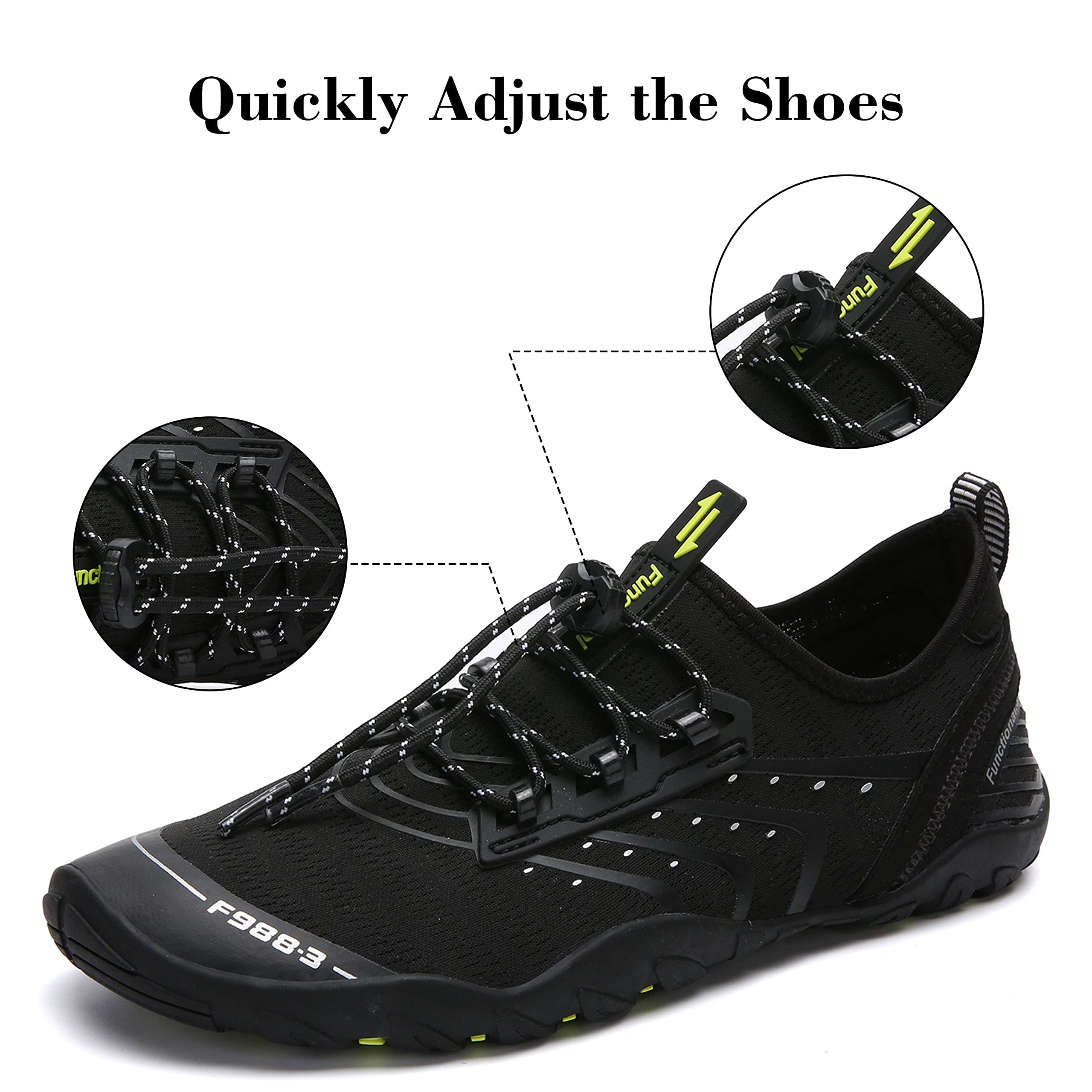 SAGUARO Scarpe da Immersione Donna Uomo Scarpe da Scoglio Acqua Sport Antiscivolo Scarpe da Aqua per Yoga Nuoto Piscina Spiaggia 35-48 EU