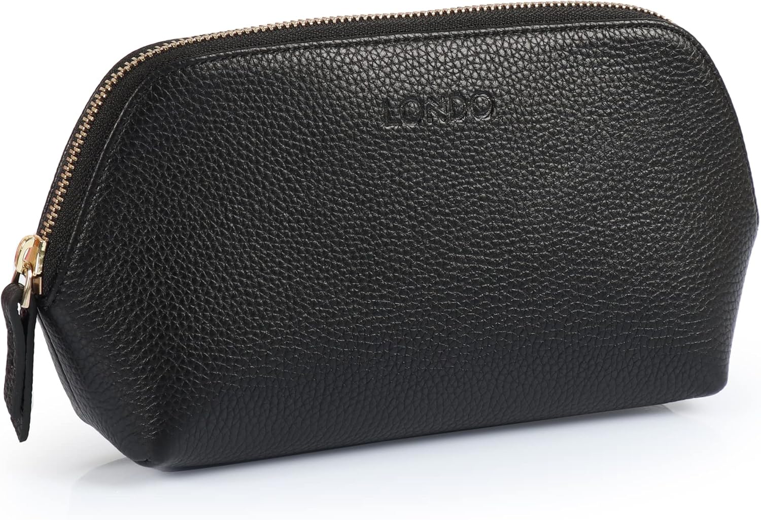 Londo Genuine Leather Makeup Bag – Cosmetic Pouch, Travel Organizer, Toiletry Clutch for Women, Stylish & Durable Storage for Essentials