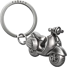 FABACH Vespa Schlüsselanhänger - Geschenk Roller Schlüsselanhänger für Vespafahrer - Geschenke Motoroller Schlüsselanhänger Glücksbringer Fahr vorsichtig