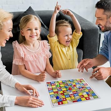 Chutes And Ladders Board Game Fun Portable Toy Chess Classic Family Dice