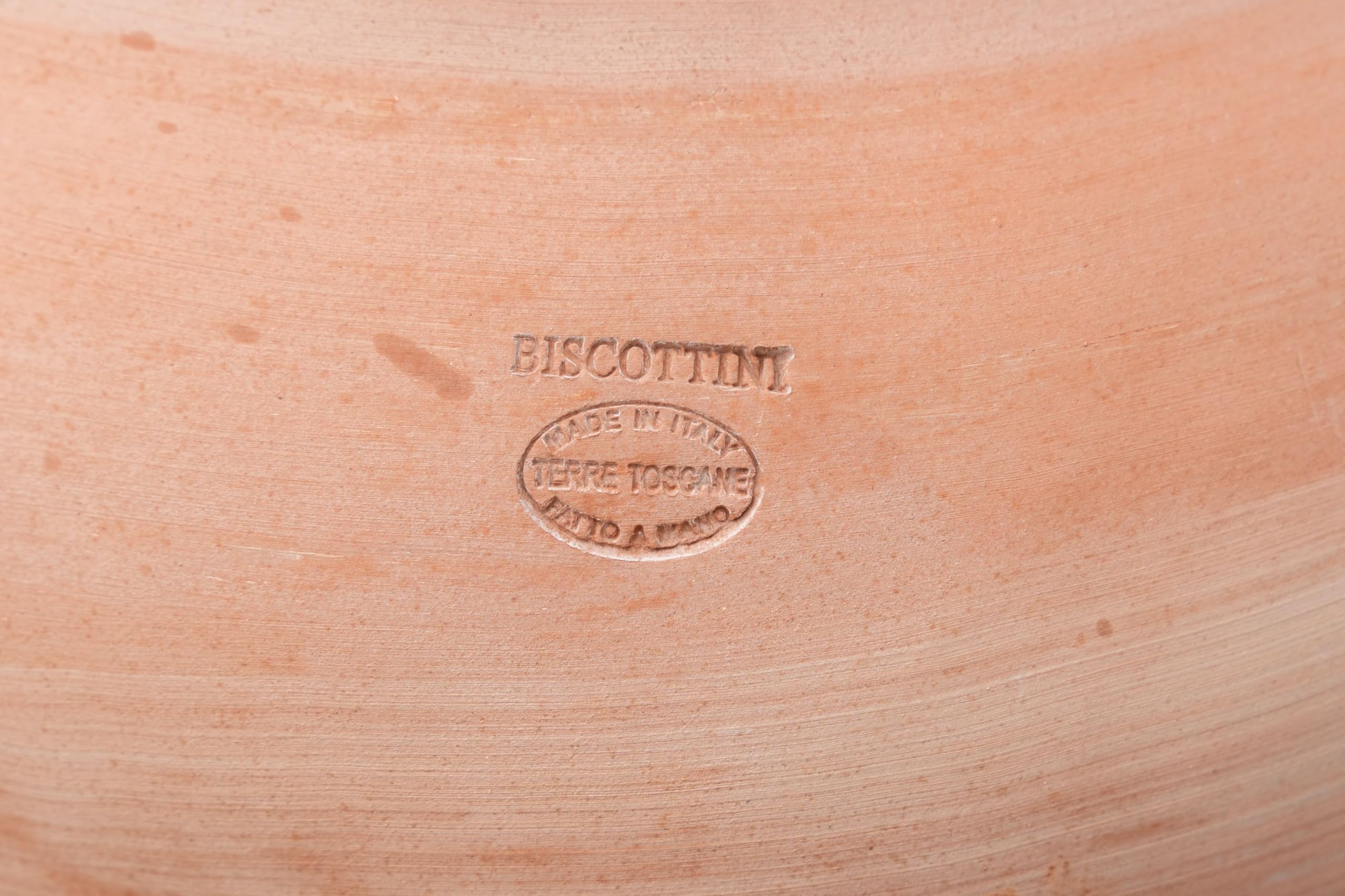Biscottini Orcio in terracotta con manici 56x46x40 cm - Vasi per piante - Fioriera da esterno - Vaso in terracotta - Vaso alto da interno - Fioriere da esterno decorativa