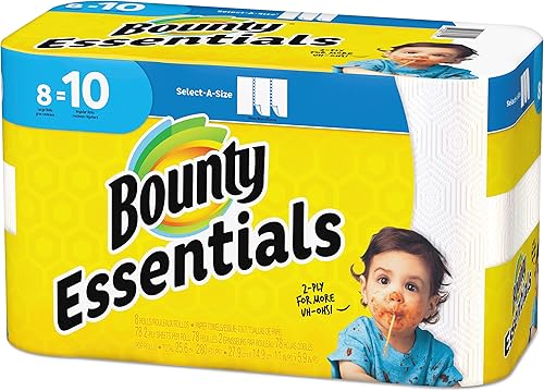 Bounty Select-A-Size - Toalla de papel, color blanco, 624 por caja