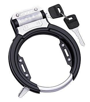 BONUS Powder Coated Side Key Cycle Lock (LT-01, Black)