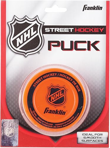 Vista 5 de Franklin Sports Disco de hockey callejero Brillan en la oscuridad