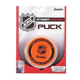 Franklin Sports NHL Street Hockey Puck - No Bounce Outdoor Street + Roller Hockey Puck - Official Size for Kids + Adult Games - 1 Pack
