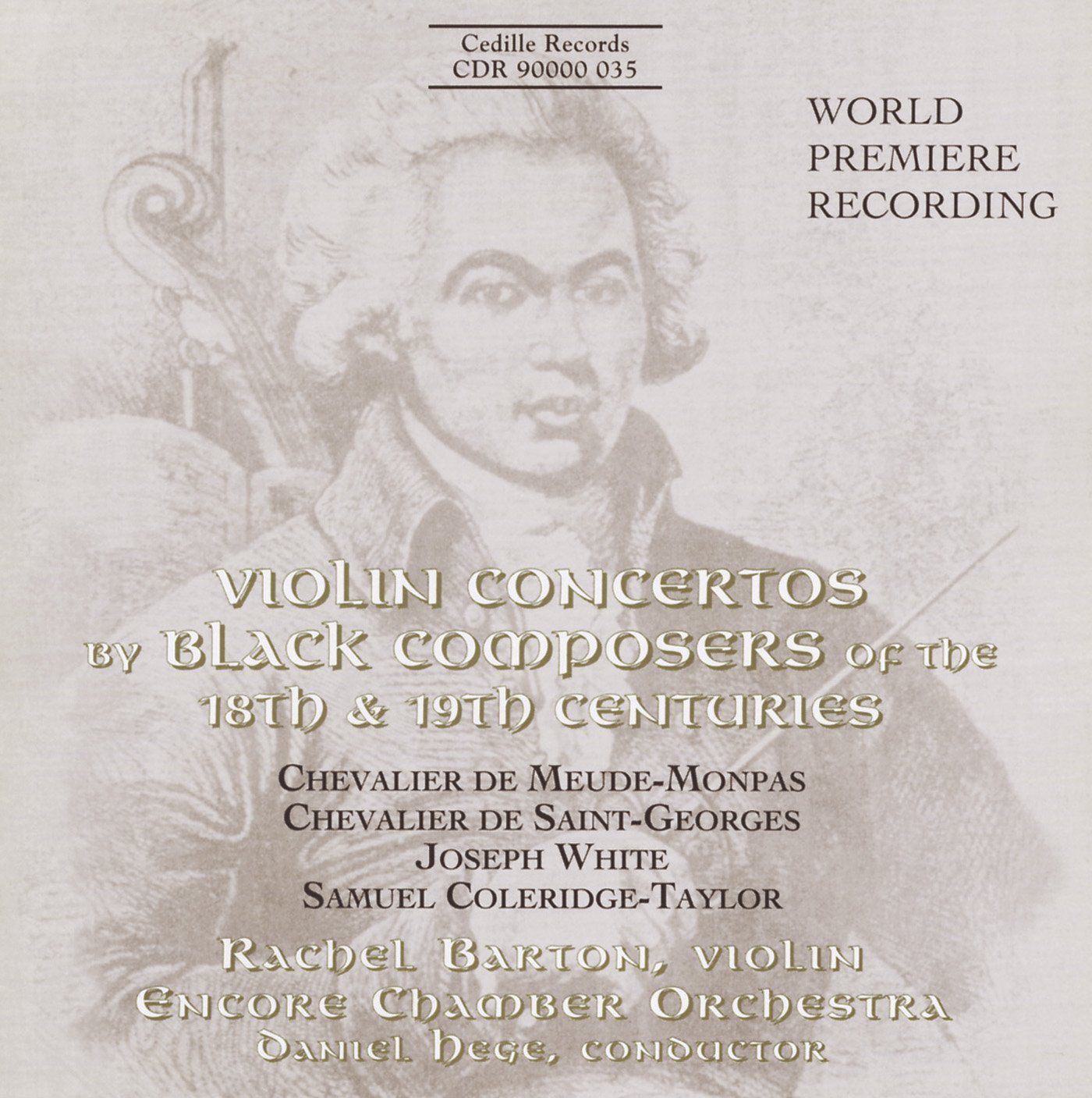 Black 18th/19th Century Violin Concertos
