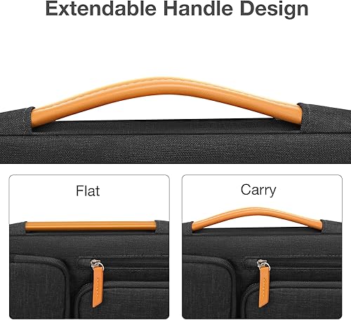 Miniatura 5 de MOSISO Funda protectora 360 para laptop de 16 pulgadas, 15-15.6 pulgadas, compatible con MacBook Pro 16, HP, Acer, Dell, Lenovo, ASUS, funda de