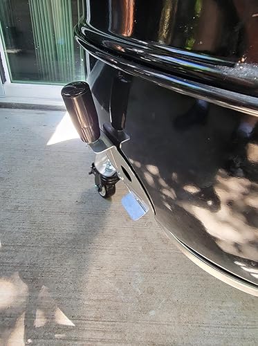 Miniatura 8 de Total Control Mango amortiguador de tacto fresco para Weber Smokey Mountain WSM Hervidor Pomo BBQ Smoker Damper Pulgar Mango