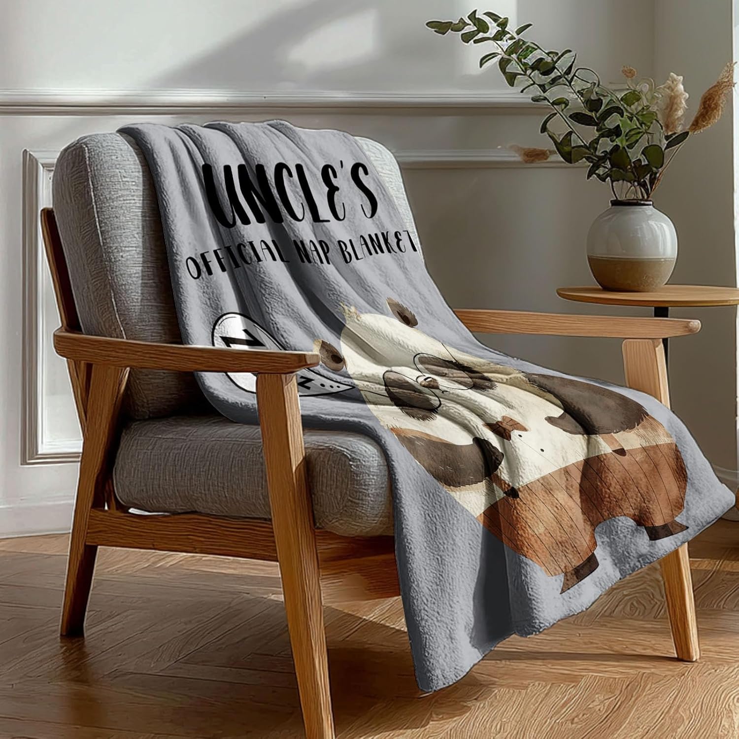 Christmas Uncle Blanket Gifts,Uncle Gifts,Gifts for Uncle,Uncle Gifts from Niece Nephew,Birthday Gift for Uncles,Best Gift for Uncles,Gifts for Uncles Christmas Blanket 50"x60"