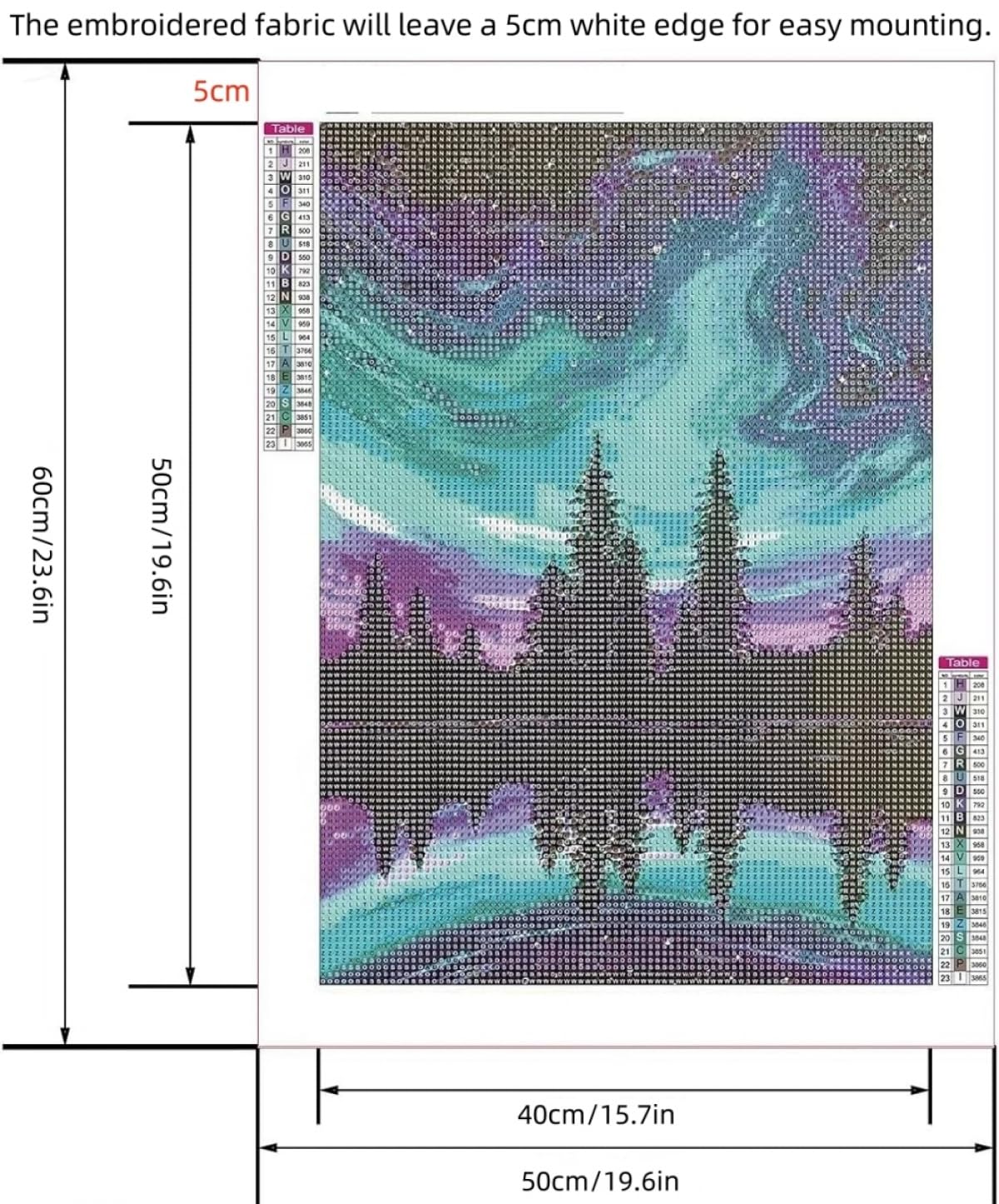 RKFLGEW DIY Perlenstickerei Komplett Set Fantasie-Leopardentier Nadelspitze Wandteppich Kit Perlen Nähen Nadelarbeit Set Perle Kreuzstich 40x50cm