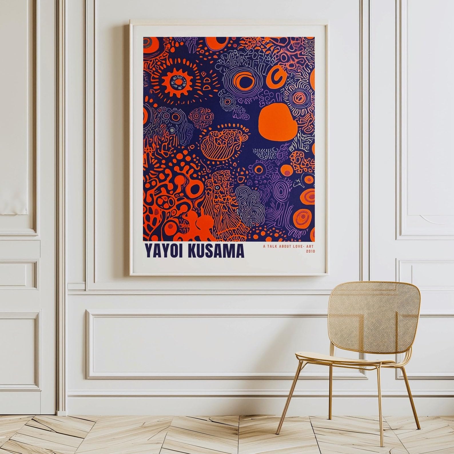 Yayoi Kusama Print Framed Wall Art Decor Yayoi Kusama Poster