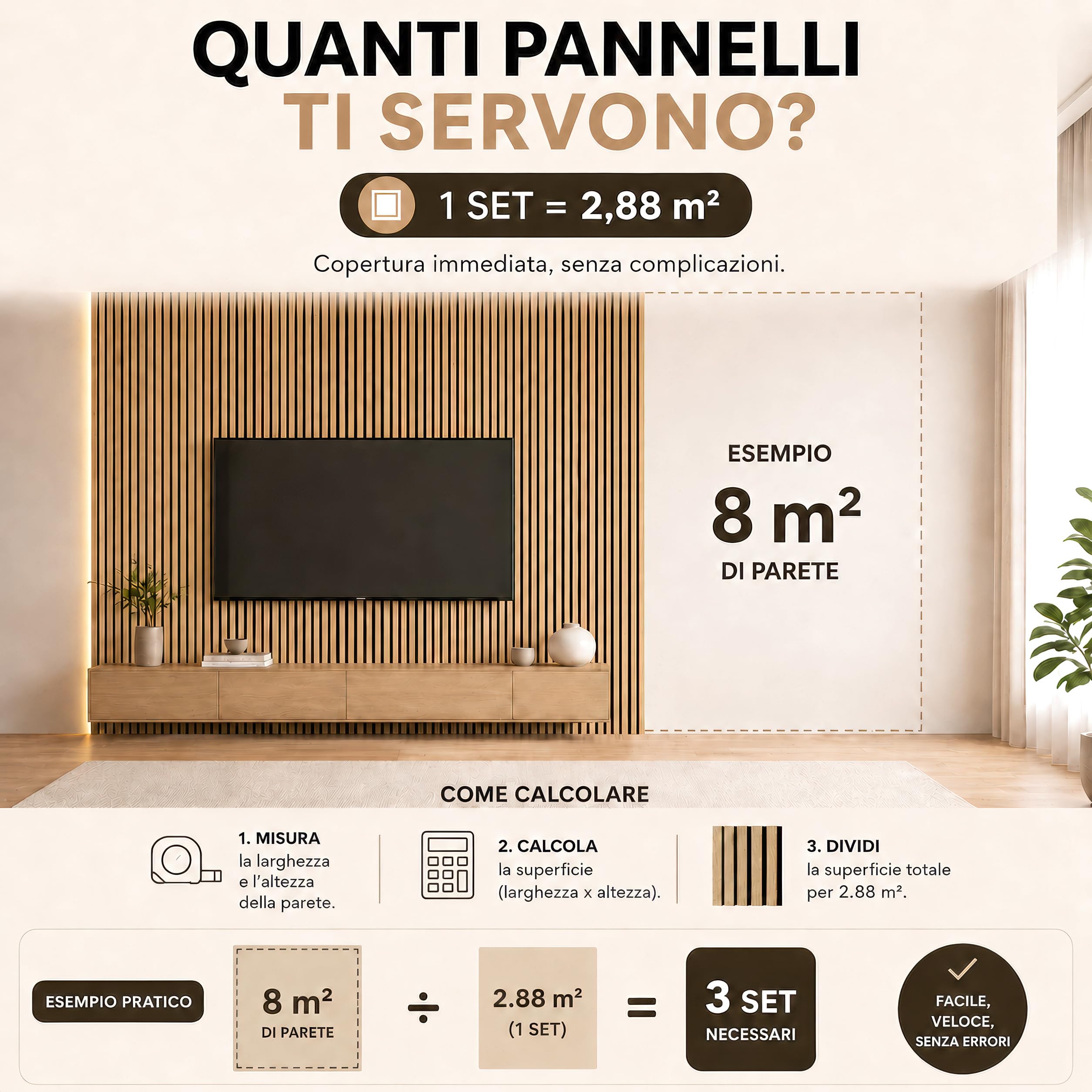 Set 4 Pannelli Fonoassorbenti Legno Impiallacciato, 60 x 120 cm, Pannelli Decorativi per Pareti 3D, Pannelli Acustici per Soffitto, Soggiorno e Ufficio, Rovere Naturare