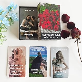 Message of Love Oracle Cards, Oracle Cards for Beginners, Including Love, Romance, Twin Flame, Soulmate Messages