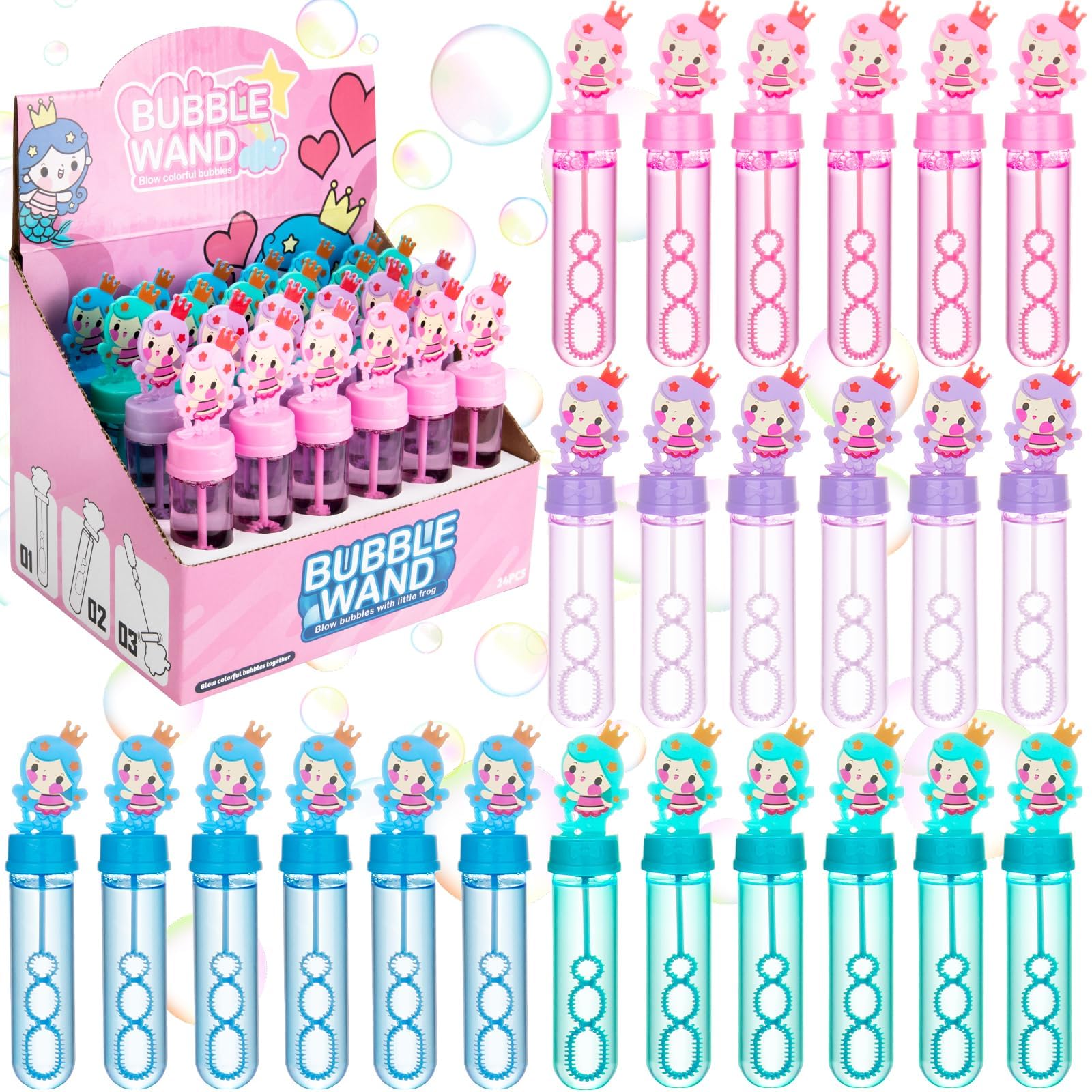 Sponsored Ad – Azonee 24 Pcs Mini Bubble Wands, Mini Bubble Wands for Kids, Portable Bulk Bubble Wands for Birthday Party Supplies/Goodie Bags Filler Stuffers/Prize Boxes/Carnival Prize Gifts