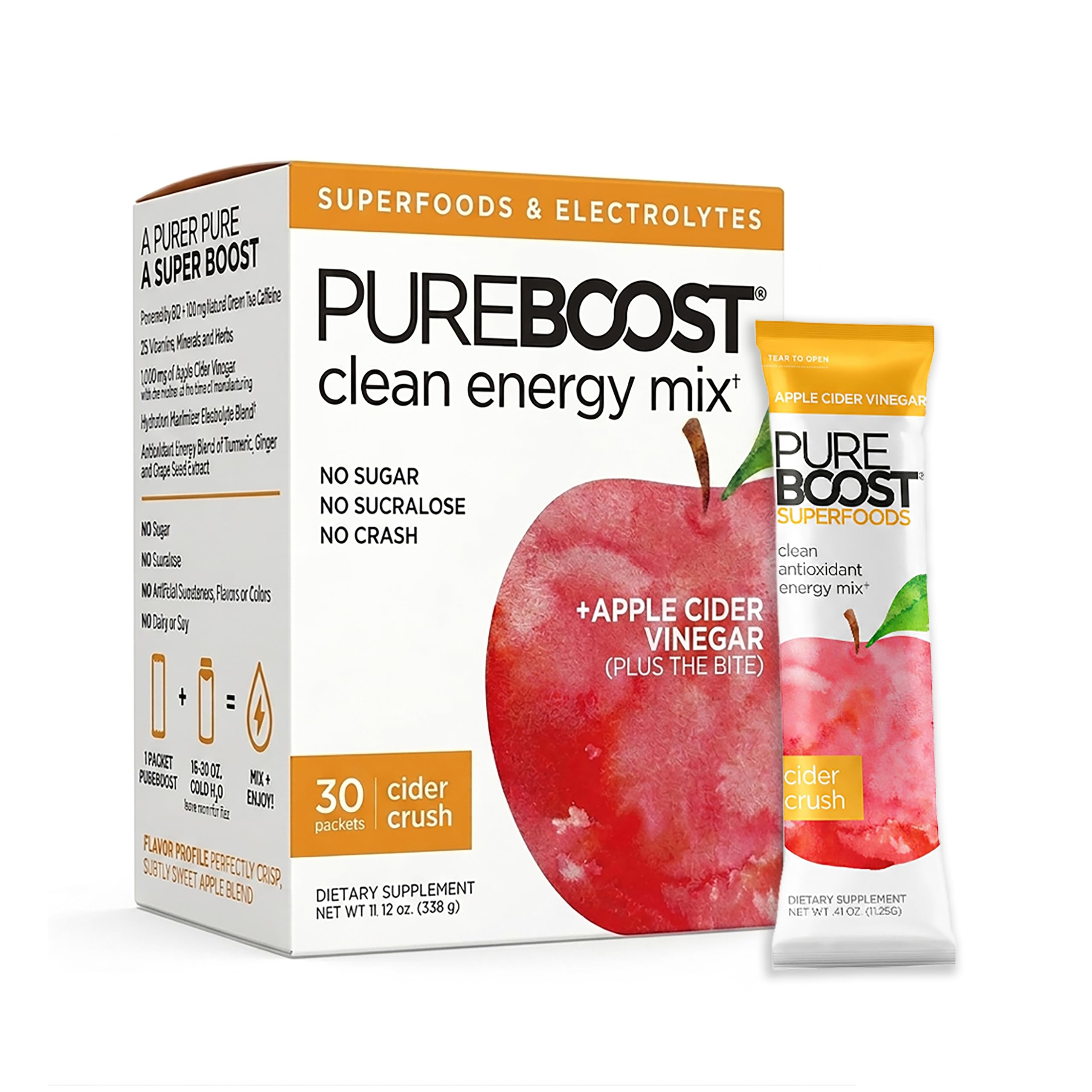 Pureboost Cider Crush Drink Mix