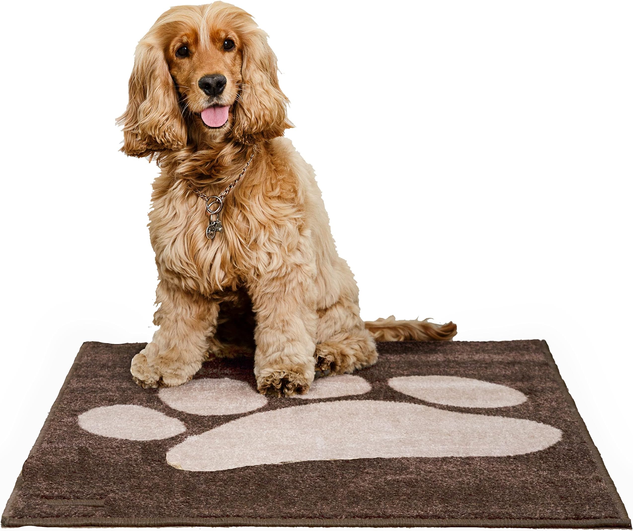 Pet Rebellion Car Boot Mat for Dogs| Non-Slip, Absorbent, Washable Car Boot Protection Rug | Keeps Interior Clean, Dry and Hair-free | Brown XL, 67cm x 100cm