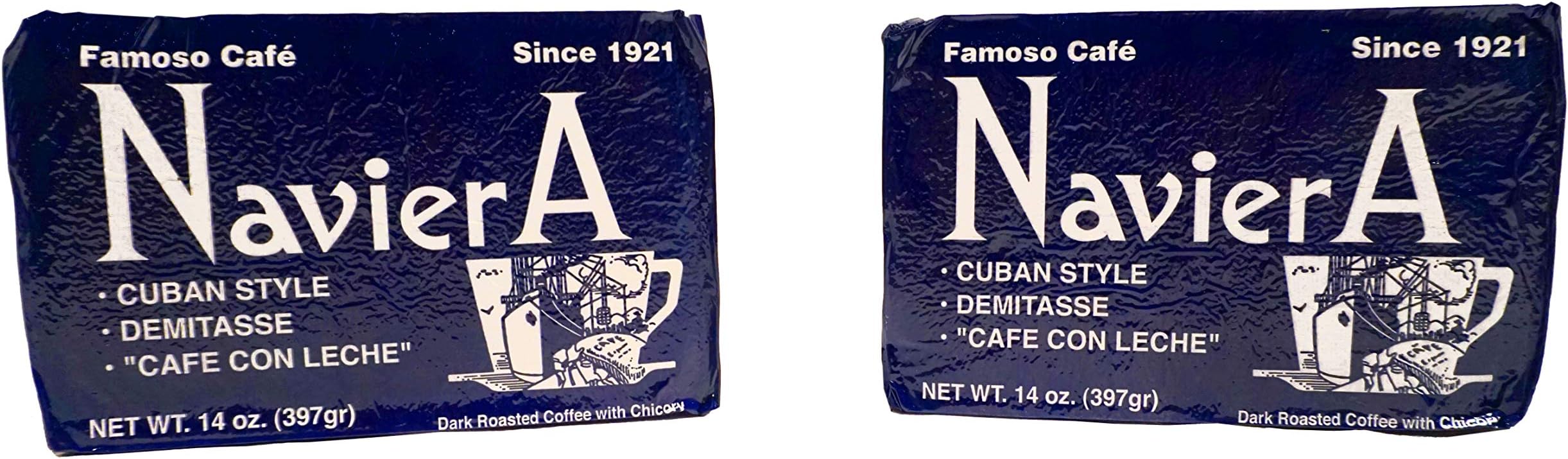 Naviera Cuban Style Dark Roasted Coffee (2 Pack (28 Oz))