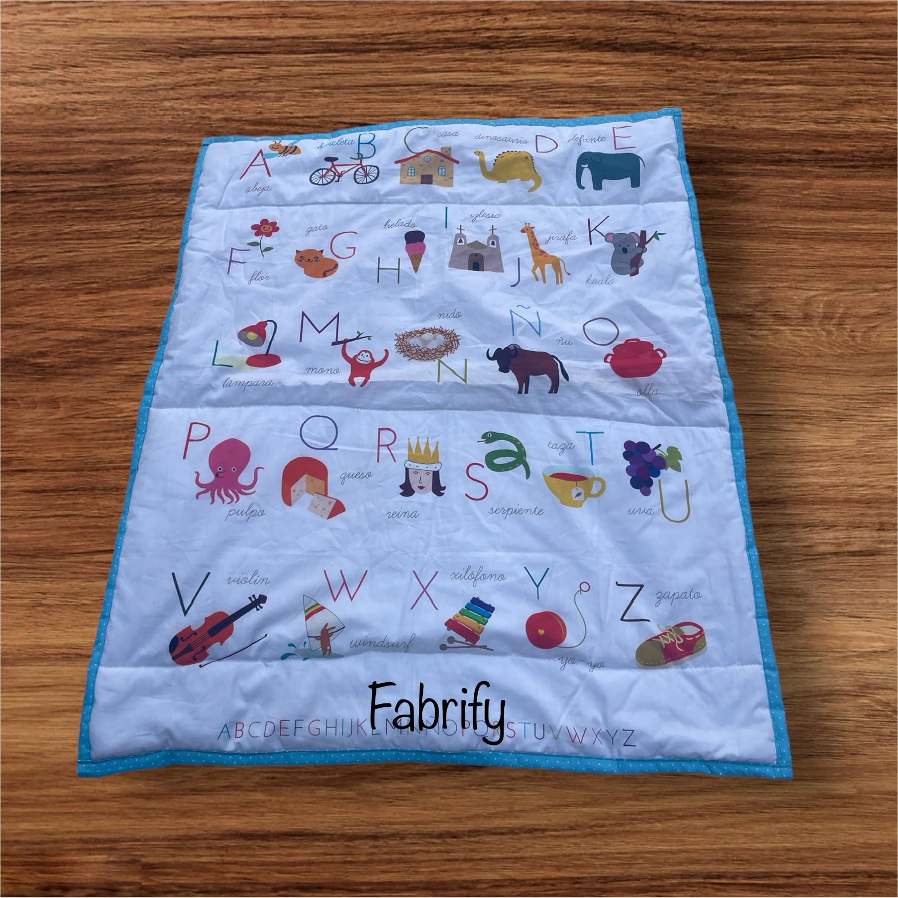 Fabrify 100% Cotton Baby Printed Mattress Godadi Rilka Bed Crib Cot Sheet (Design 5, 70x50) 1