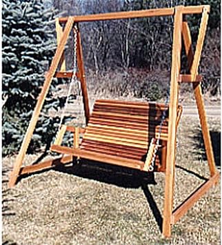 Project Paper Plan to Build Patio Swing and Stand - Material Not Included