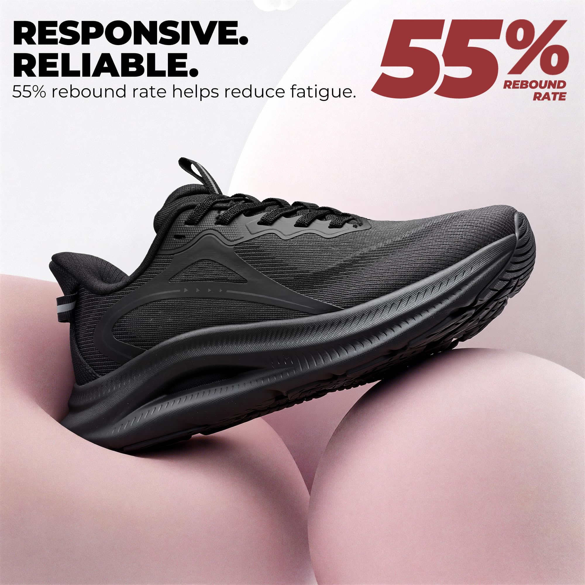 ALLSWIFIT Scarpe da ginnastica da donna, antiscivolo, traspiranti, comode, per allenamento, corsa, tennis, palestra, alla moda