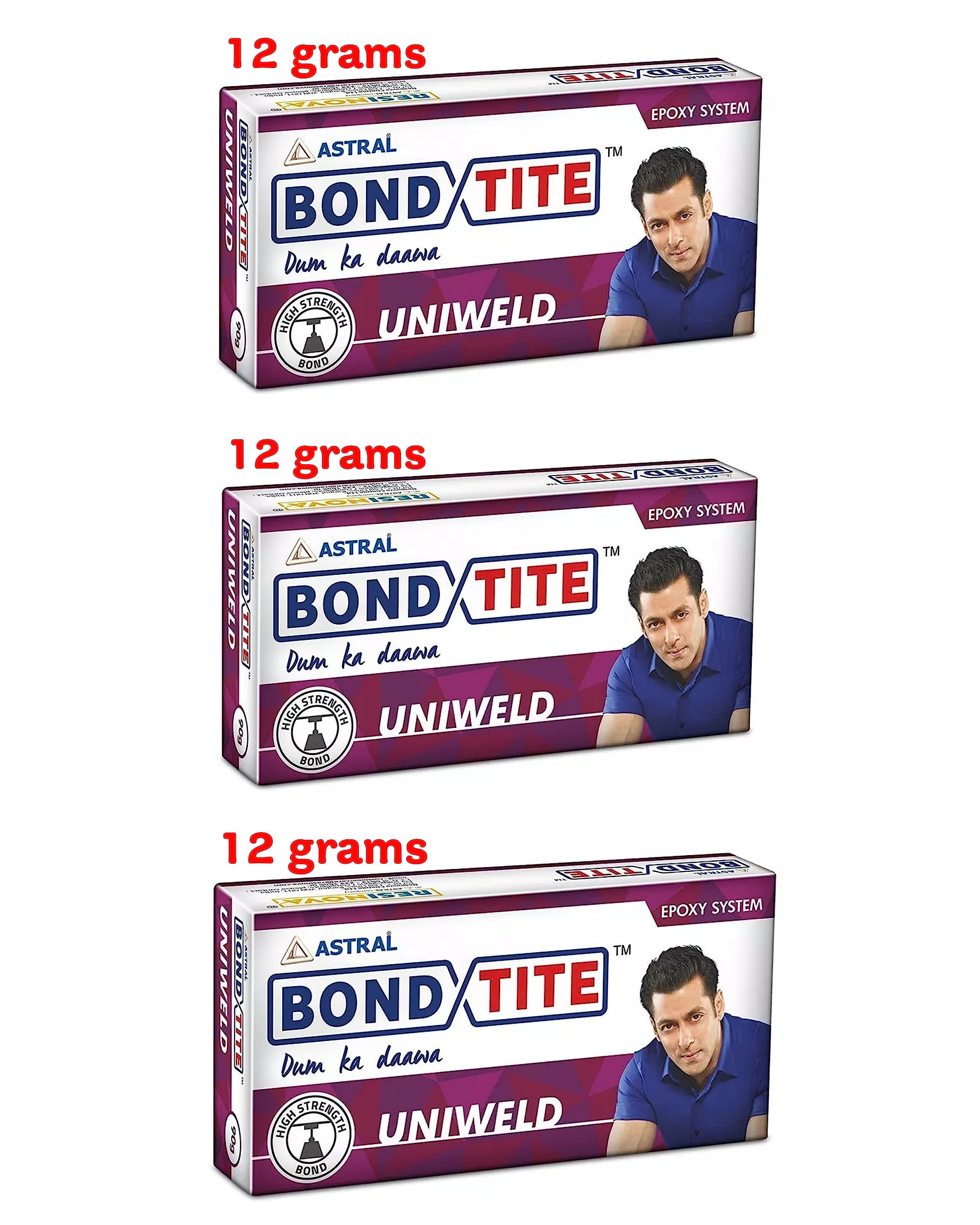 Bond Tite Uniweld - Astral Adhesive - 12 grams - Pack of 3 (B0C74TPKMK) Amazon Price History, Amazon Price Tracker