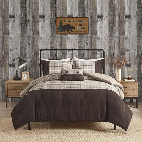 Miniatura 6 de Papel tapiz de Madera Color Gris, Papel tapiz de despegar y pegar, Papel tapiz de 17.7 x 196.8 pulgadas de tablón de madera sintética, Papel tapiz