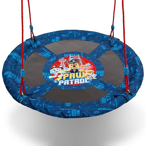 Miniatura 1 de Delta Children - Columpio de platillo de 40 pulgadas para niños de Marvel Spider-Man, se fija a juegos de columpios o árboles, incluye todos los