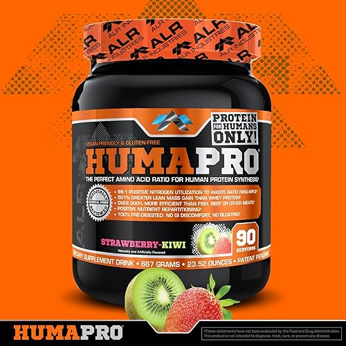 Vista 13 de Matriz de proteínas formulado para seres humanos Humapro de ALR Industries, menos residuos. Gana masa muscular magra., ALR1018/1588/1501, 1, 1