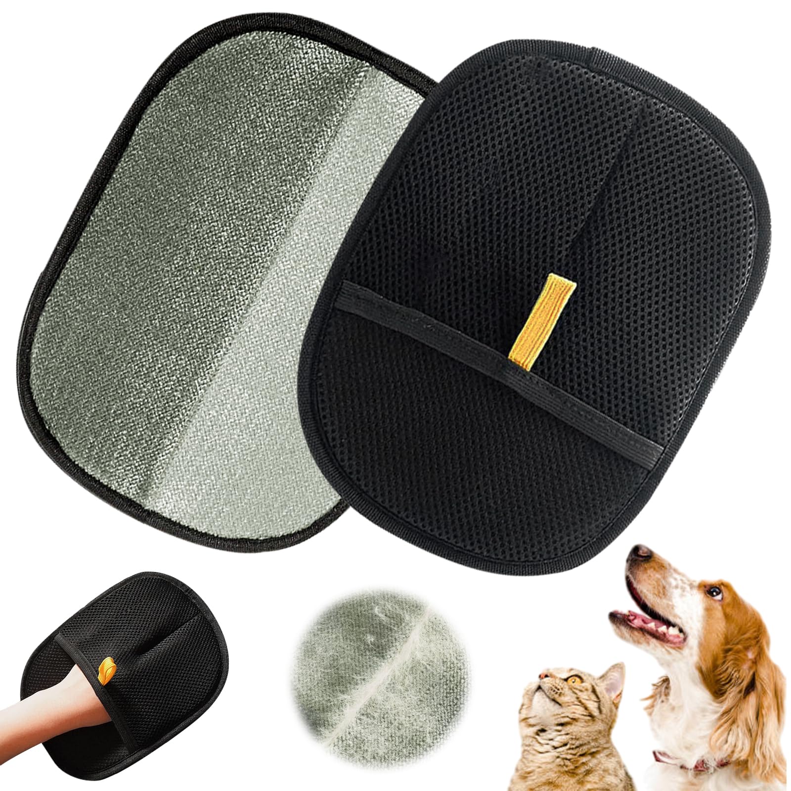 NECXON 2 Pcs Pet Hair Removal Glove