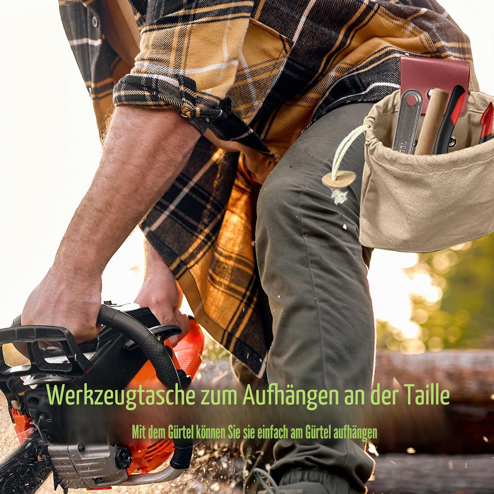 2 Stück Faltbare Canvas Leder Foraging Pouch, Bushcraft Pilz Tasche, Tasche für Futtersuche, Pilz Sammeltasche, für Futtersuche Bushcraft Ausrüstung (Black/Khaki)