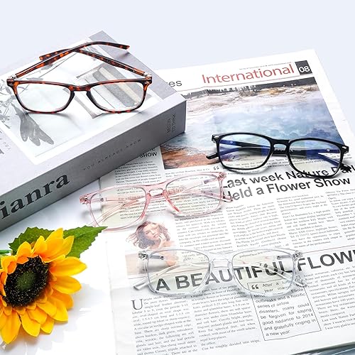 Miniatura 8 de BONCAMOR Paquete de 2 lentes de lectura progresivos multienfoque para hombres y mujeres, bloqueo de luz azul para computadora, lectores antifatiga