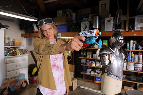 Miniatura 3 de XShot ZURU Excel - Paquete combinado de dardos de espuma doble Kickback (8 dardos, 6 latas)