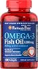 Puritans Pride Omega 3 Fish Oil 12 mg 36 mg Active Omega 3 - 1 Softgel