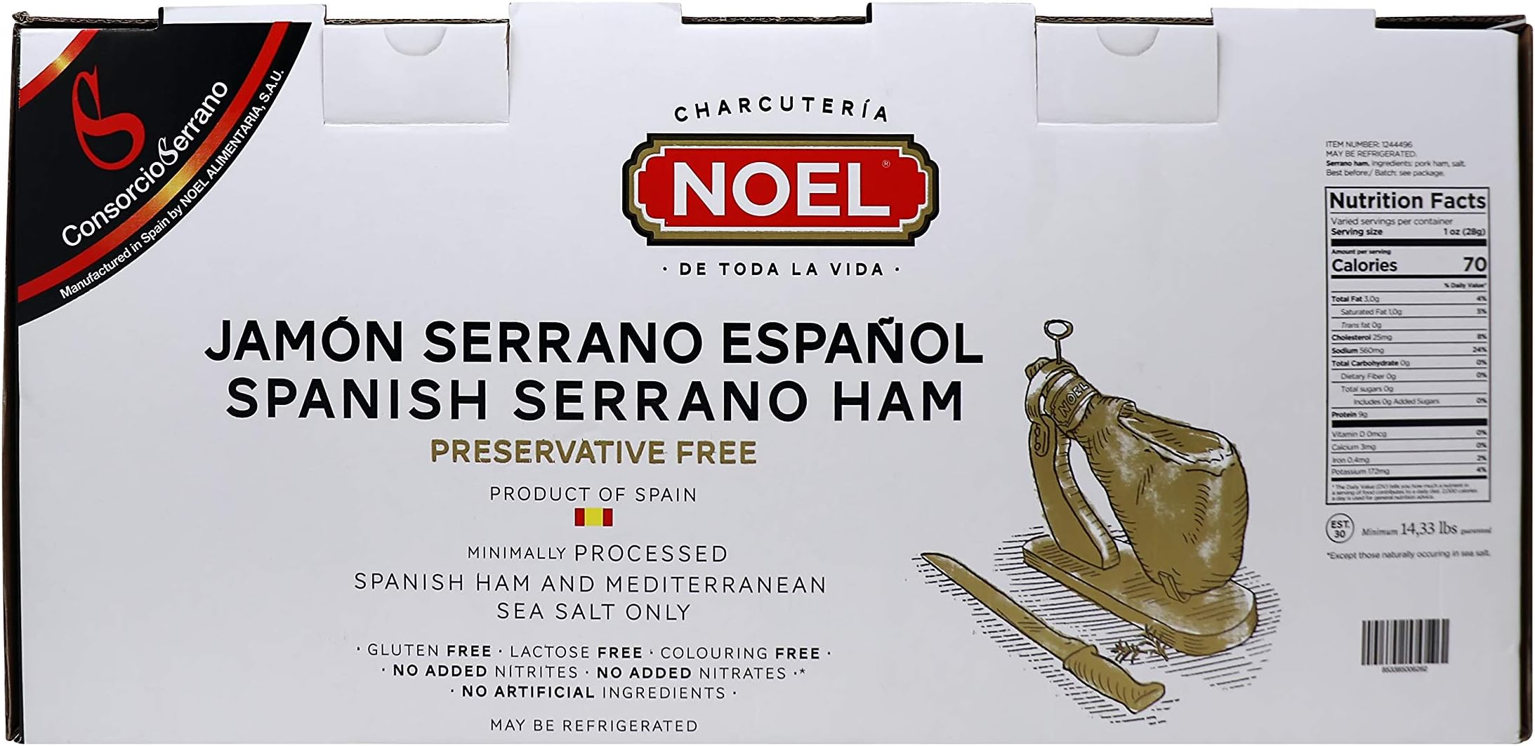 Noel Spanish Serrano Ham