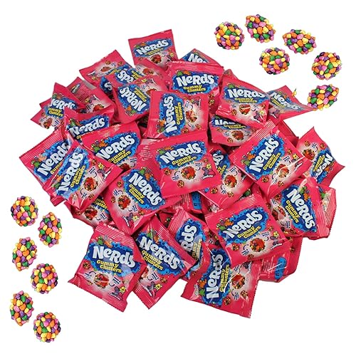Nerds - Bolsas de tamaño de gomitas de 2 libras, caramelos envueltos individualmente a granel, 32 onzas de caramelos de gomita recubiertos en