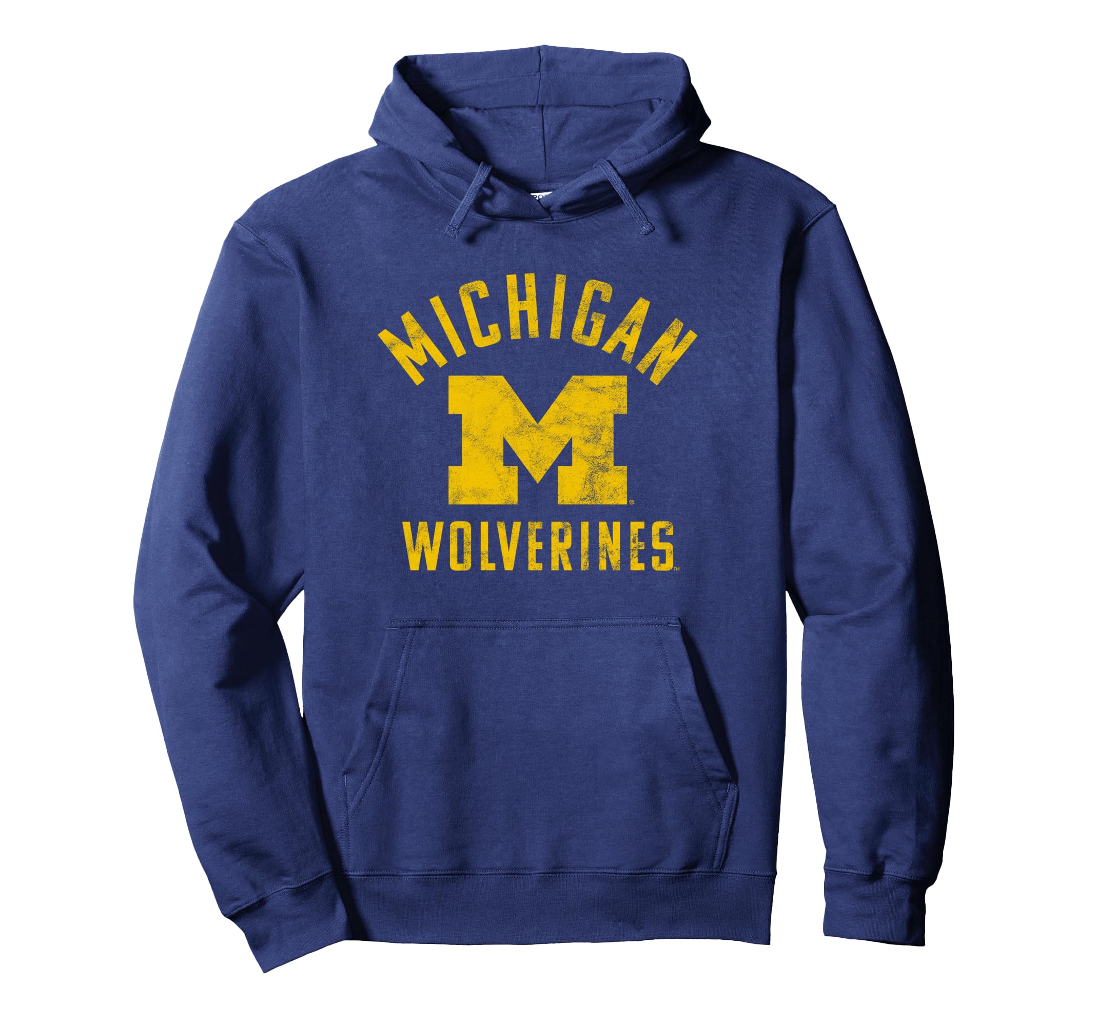 University of Michigan Wolverines U of M Large Pullover Hoodie