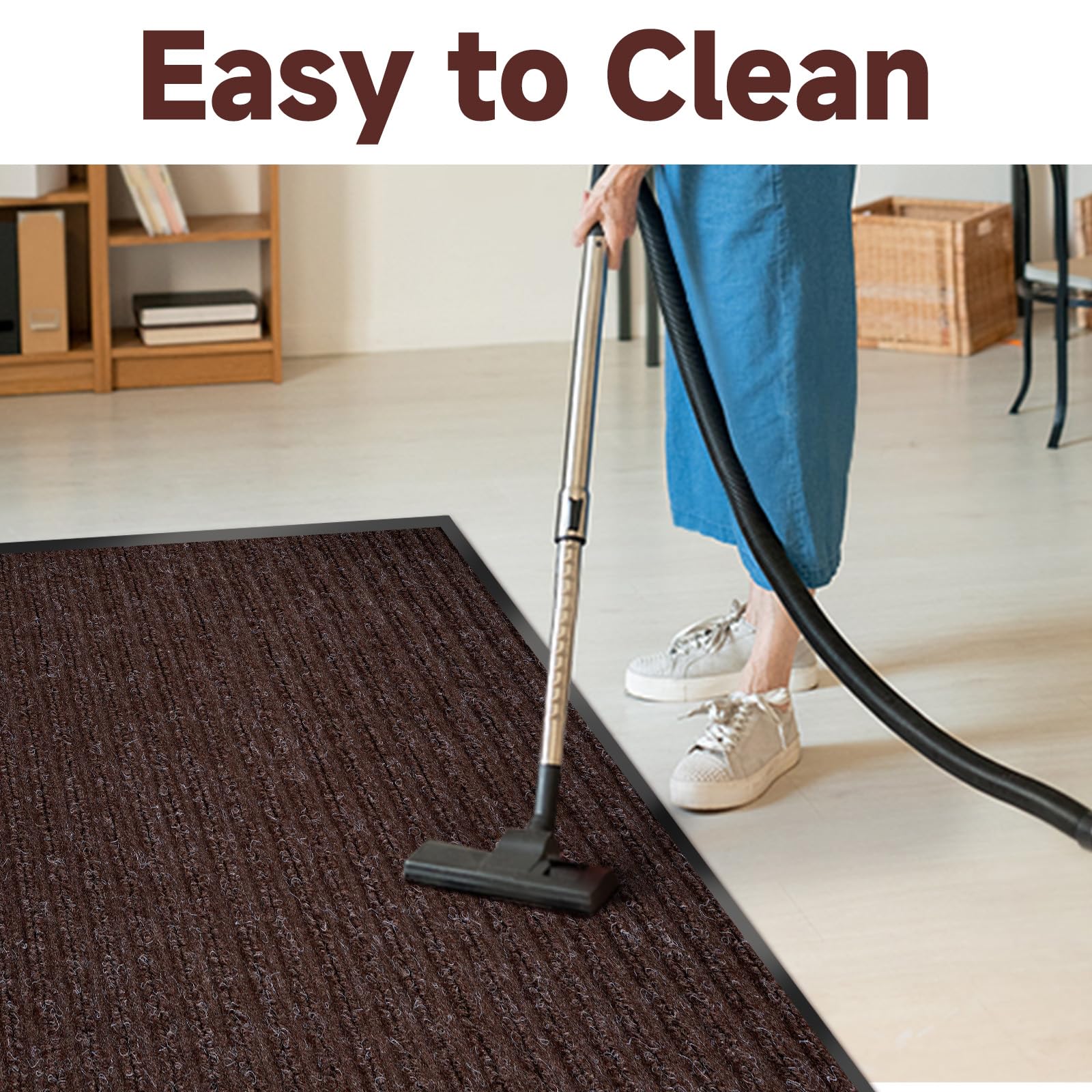 Commercial Floor Mat 3'x16'5'' - Brown Runner -5