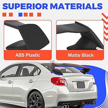 は*る様 VAB VAG リアスポイラー スバル WRX STI インプレッサ等 スバルWRX STI VAB WRX S4 VAG リア ルーフ スポイラー maxton
