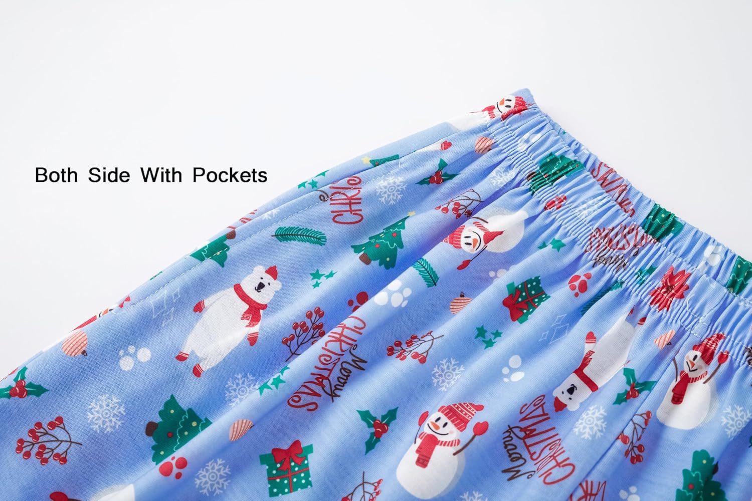 Girls Cotton Blend Pajama Sets Long Sleeve Long Pants Cartoon Sleepwear with Pockets Teen Girls 6 to 18 Years - Image 5