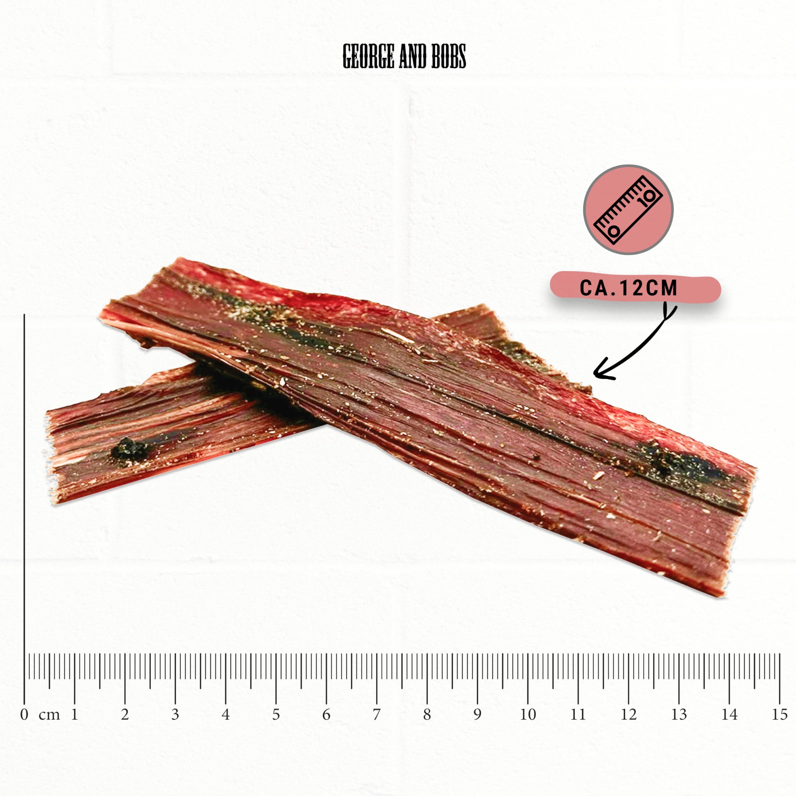 George and Bobs Rinderschlundfleisch Dörrfleisch für Hunde 1000g