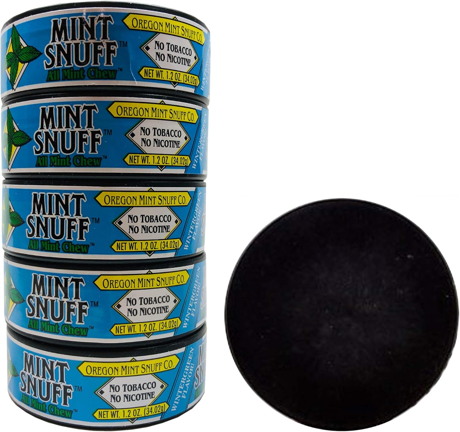 Oregon Mint Snuff Wintergreen 5 Cans with DC Crafts Nation