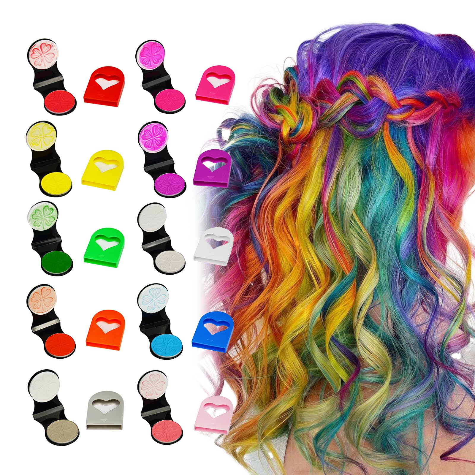 Amazon.com: COLAYERIST Hair Chalk for Girls Washable, 10PCS