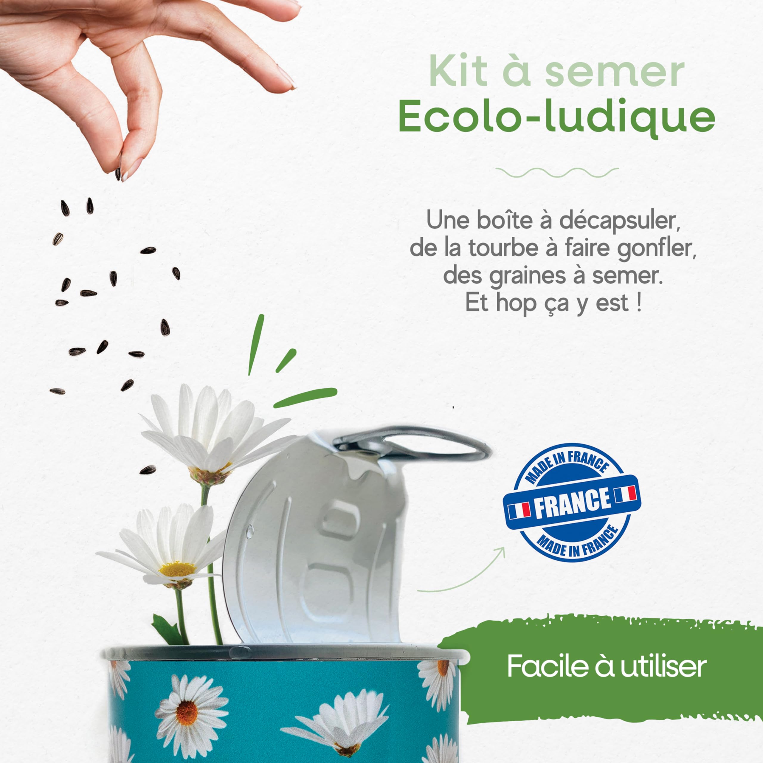 Mauvaises Graines – Idée Cadeau Anniversaire, Noël | Kit Plantes Insolites Made in France et Écologique | Coffret Cadeau Homme Femme Original Utile pour Déco Maison et Potager Intérieur Durable
