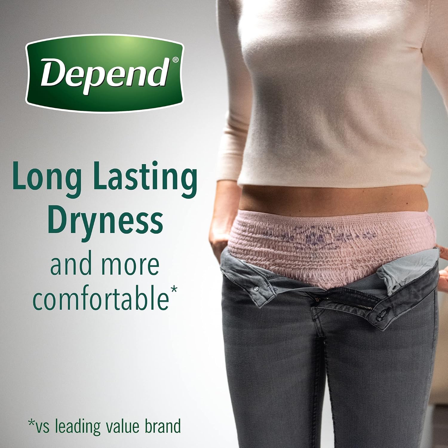 Depend FIT-FLEX Adult Underwear Pull On Medium Disposable Heavy Absorbency, 47932 - CASE of 36
